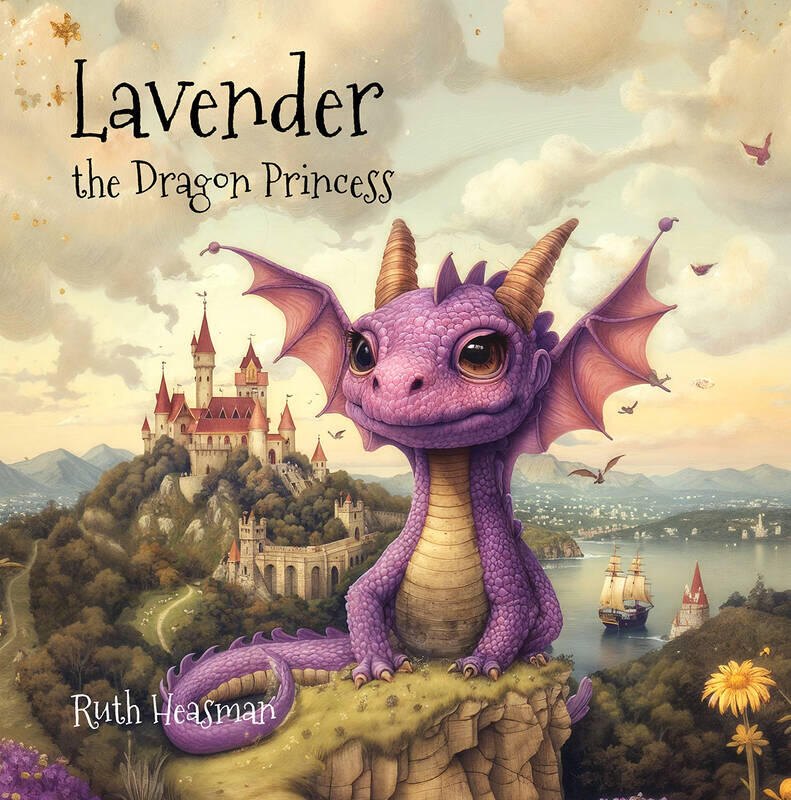 Lavender book cover by Ruth Heasman