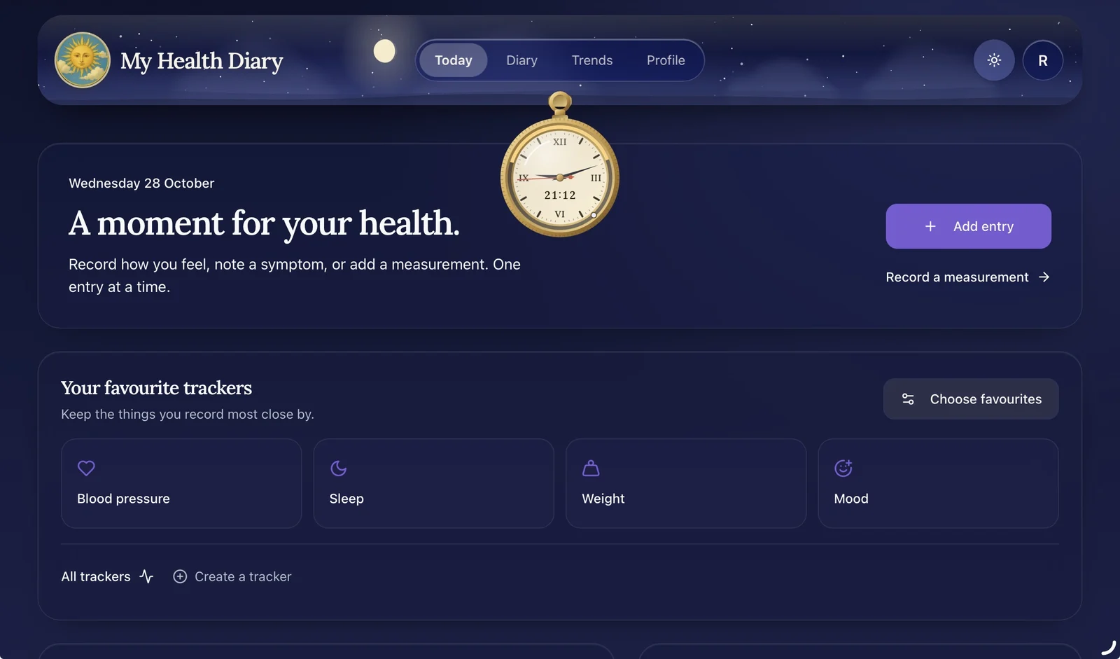My Health Diary project preview