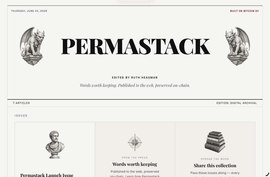Permastack Press project preview