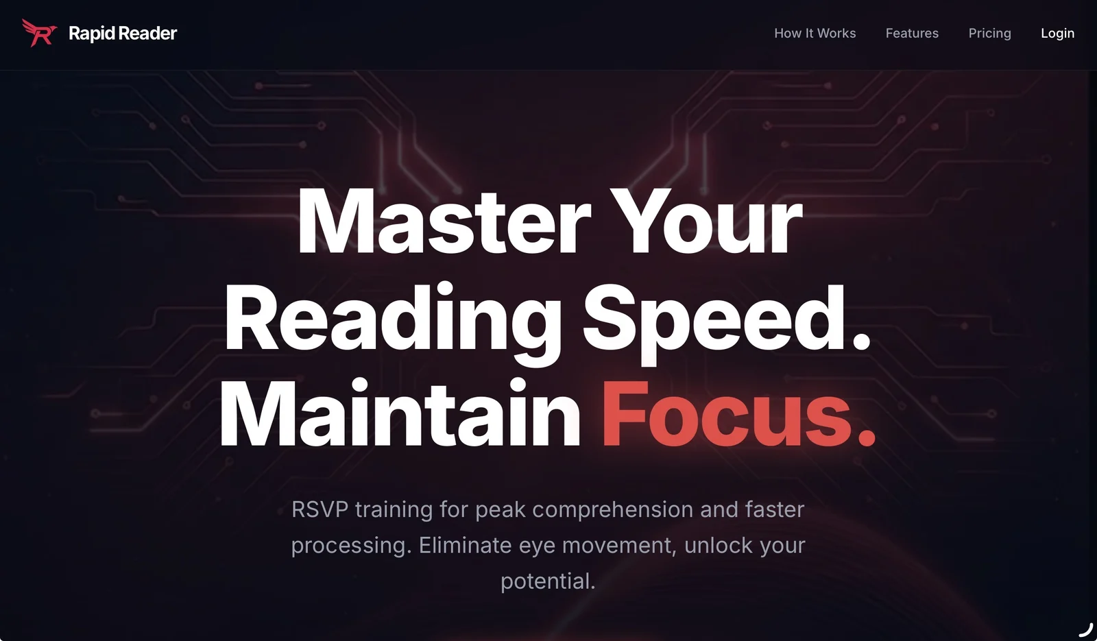 RapidReader project preview